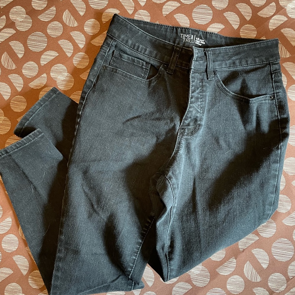TIME & TRU Black Skinny Jeans